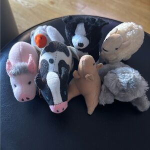 Vintage McDonald's Babe movie Happy Meal plush toys from 1995 Full set